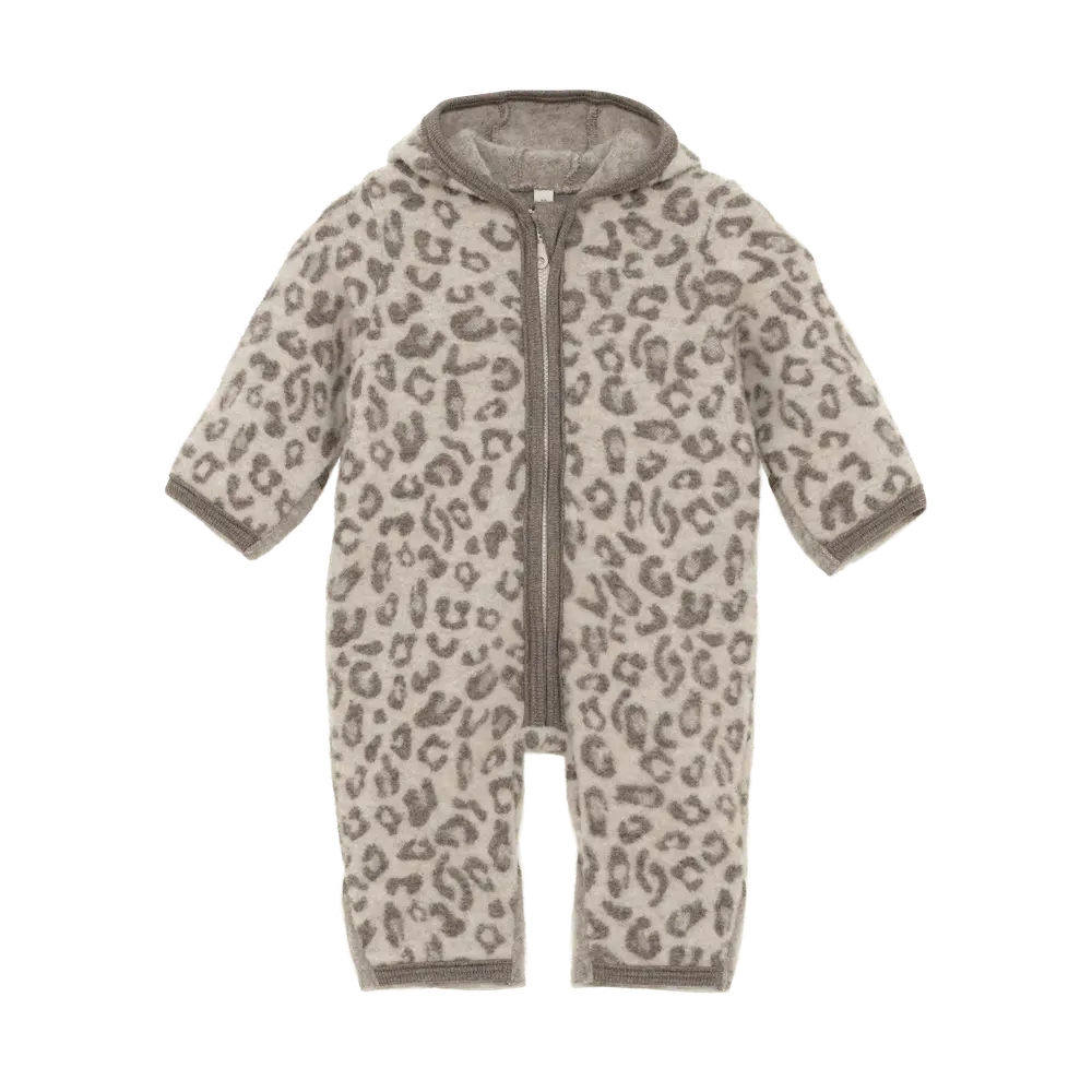 Huttelihut Pram Ullfleece Overall - Camel Melange - 68