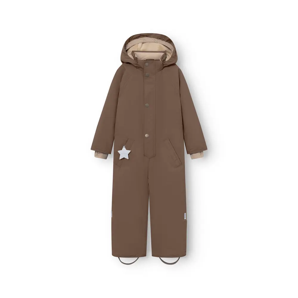Mini A Ture Matwanni Fleecefodrad Vinteroverall - Chestnut Brown - 6 ÅR/116