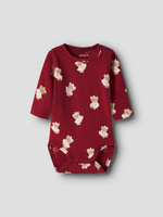 Name It Ratia Långärmad Body - Red Dahlia