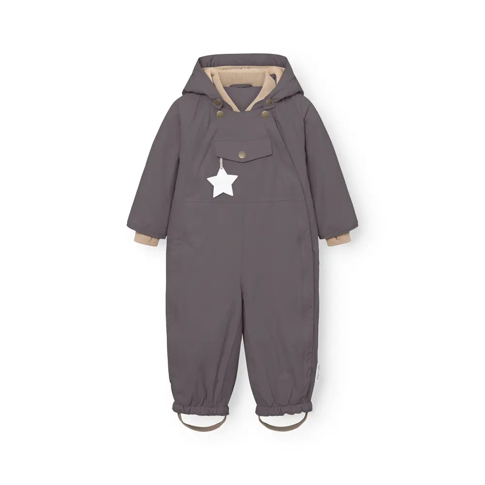 Mini A Ture Matwisti Fleecefodrad Vinteroverall - Plum Kitten - 18 MDR./86