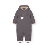 Mini A Ture Matwisti Fleecefodrad Vinteroverall - Plum Kitten