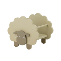 Dolly Bogreol, Grå, FSC®100%, MDF