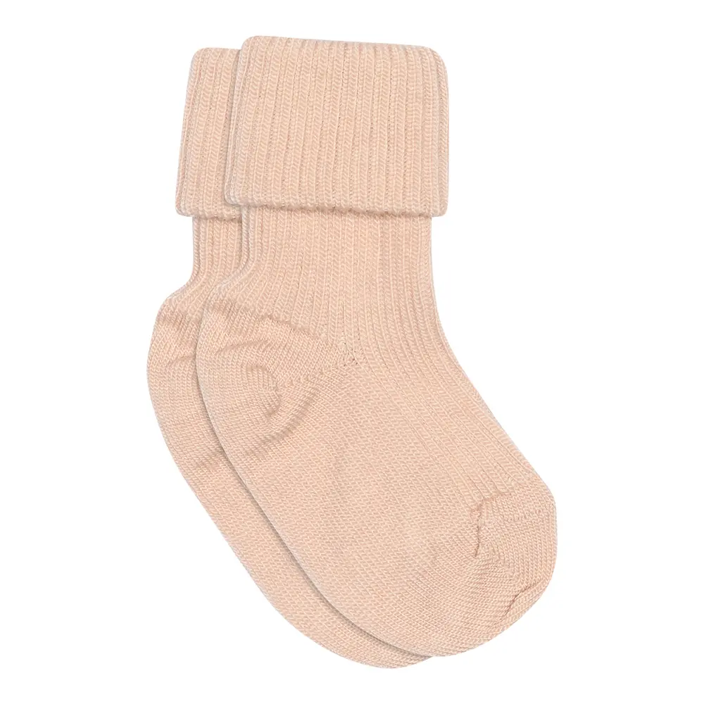 Ankelstrumpor Ull Rib - Rosa - 15/16 | Barnkläder - Ull - Strumpor & ullstrumpbyxor | BabyMode