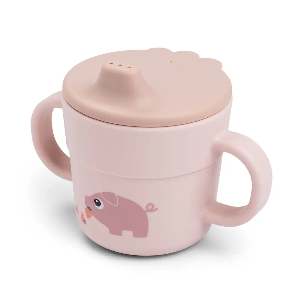 Foodie pipmugg Tiny farm Powder | Baby & Barn - Äta - Träningsmuggar & flaskor | BabyMode