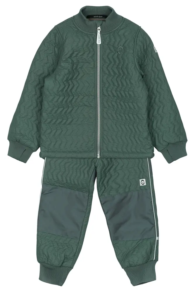 Termoset Fleece Set - Balsam green - 4 ÅR