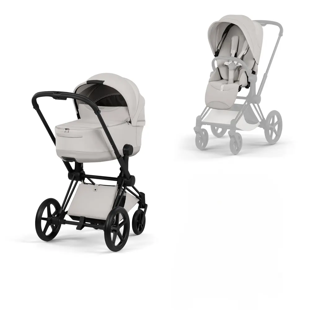 Cybex Priam Style Sittvagn - Peach Pink/Matt Black