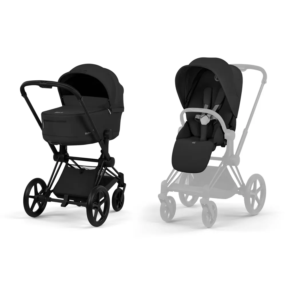 Cybex Priam Duovagn Matt Black/Sepia Black