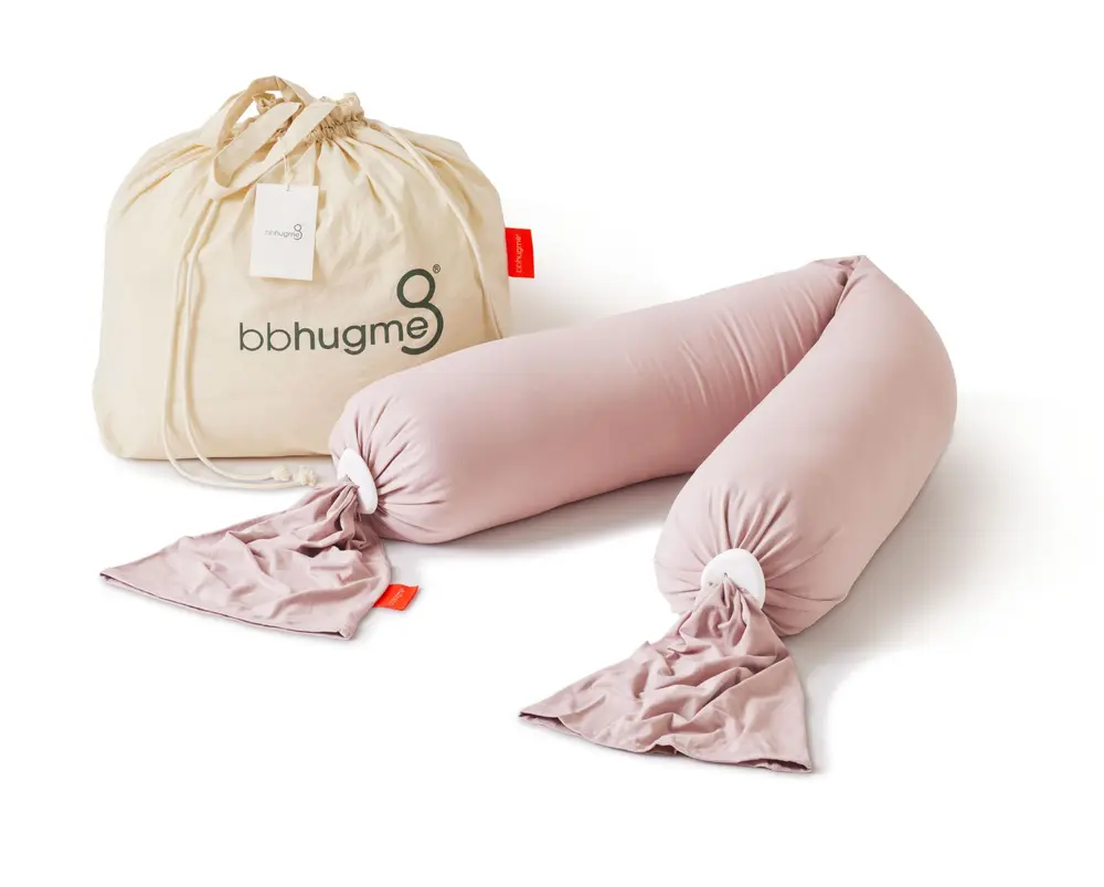 Bbhugme Gravid Och Amningskudde - Dusty Pink | Graviditet & Amning - Gravidkuddar | BabyMode