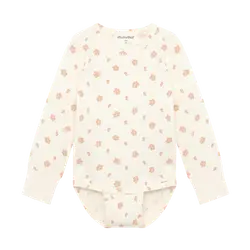 Långärmad Body m. Tryck - Vanilla Ice