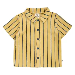 Terry Stripe Skjorta - Hemp/ Navy