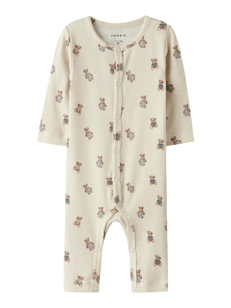 Denkab Jumpsuit - Peyote Melange - 74 | Barnkläder - Underdelar - Hängsel & jumpsuits | BabyMode