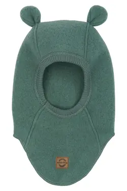 Balaclava med Öron - Balsam Green | Kläder - Ull - Ullmössor, ullvantar och ulltossor | BabyMode