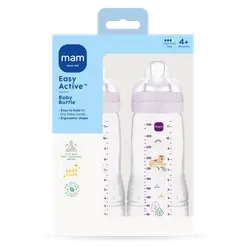 Nappflaska Easy Active 330ml 2pk Pink