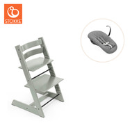 Tripp Trapp Stol & Newborn Set - Glacier green