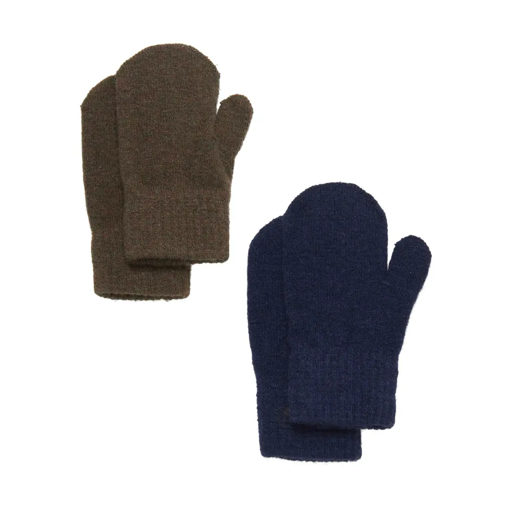 Vantar 2-pack - 1-2 ÅR | Barnkläder - Ull - Ullmössor, ullvantar och ulltossor | BabyMode