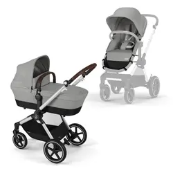 Eos Lux - Stone Grey | Barnvagnar - Duovagnar - Alla duovagnar | BabyMode