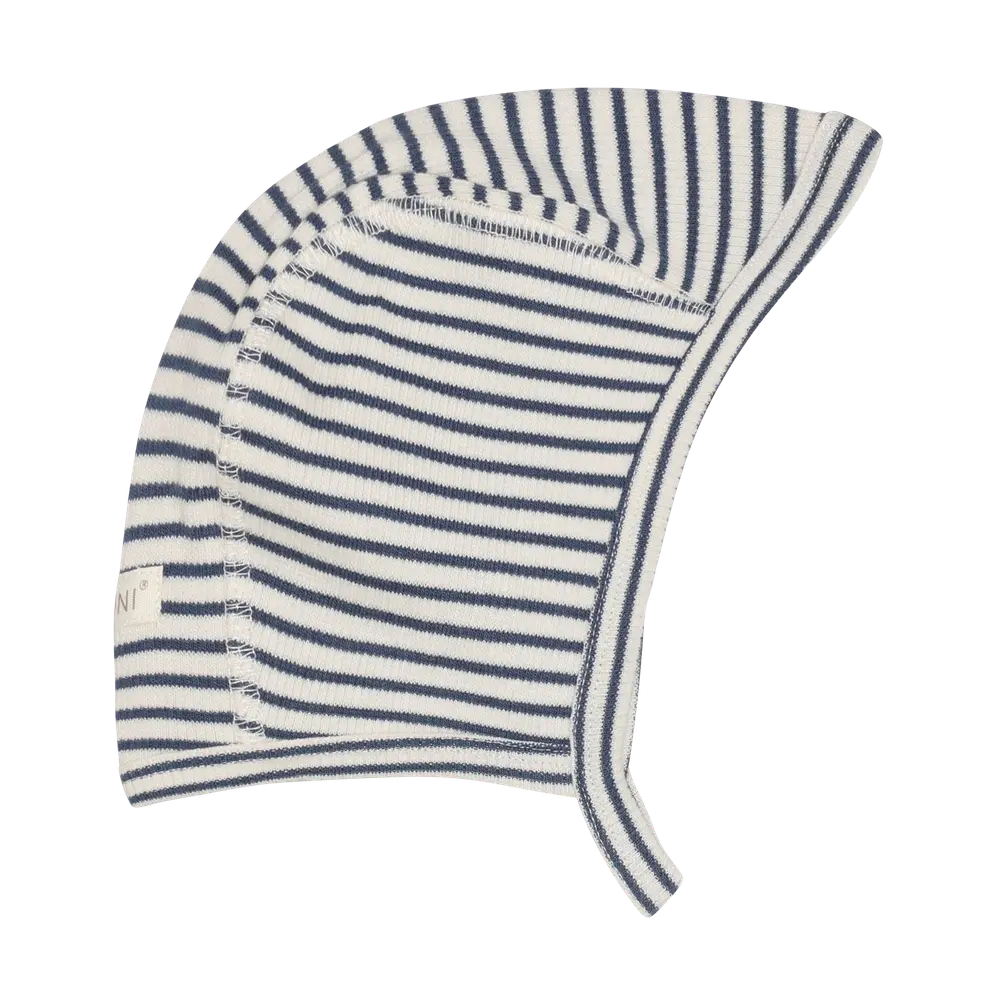 Hjälm Rib - Vintage Indigo - 44 | Barnkläder - Mössor, vantar och tossor - Babymössor | BabyMode