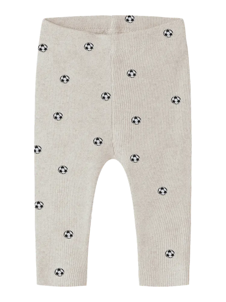 Haball Long John Leggings - Peyote melange - 56 | Barnkläder - Underdelar - Leggings | BabyMode