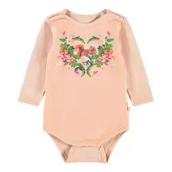 Långärmad Body Foss - Squirrel Heart | Kläder - Bodys & overaller - Långärmad body | BabyMode