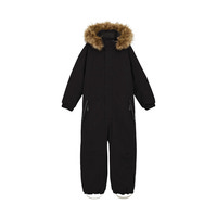 Overall med Fuskpäls - Black