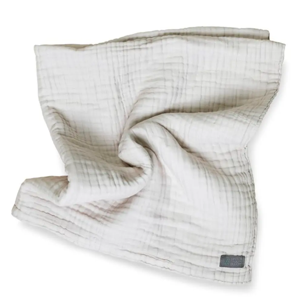 Filt Layered Muslin EKO - Dove Grey | Barnrum - Textilier - Filtar & swaddlers | BabyMode