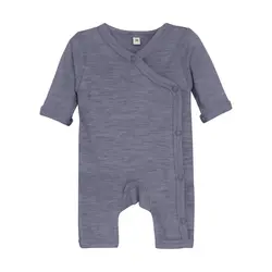 Jumpsuit Ull Solid - Folkstone Gray Melange | Kläder - Ull - Ulloveraller | BabyMode
