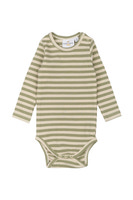 Fro Uni Rib Body langærmet - Tea striped