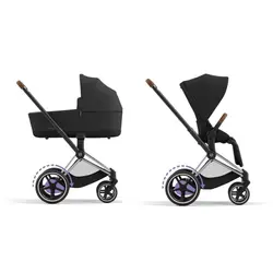 Cybex E-Priam Duovagn - Chrome/Brown