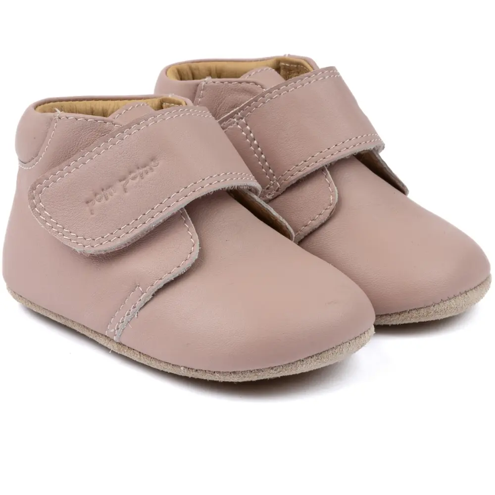 Lära-gå-skor Velcro - Rose - 23 | Barnskor - Inneskor & tofflor - Tofflor | BabyMode