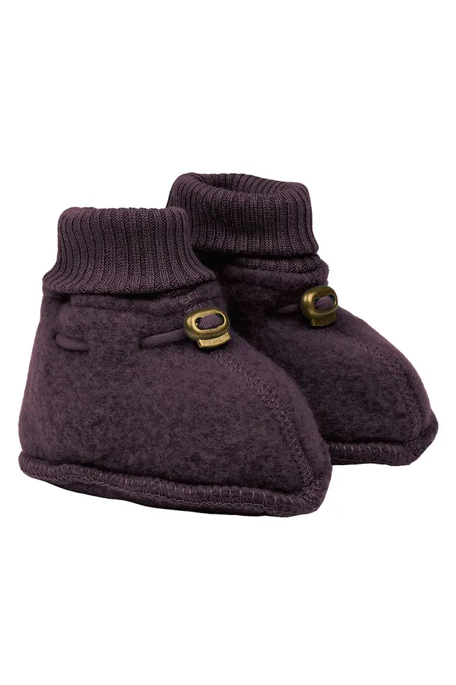 Mikk-Line Ulltofflor - Plum Perfect - 62/68