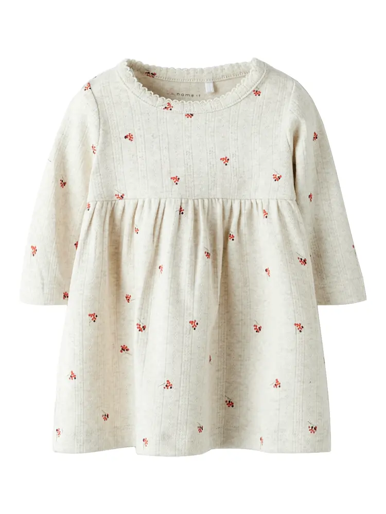 Berries Klänning - Peyote Melange - 86 | Barnkläder - Toppar - Klänningar - Klänningar | BabyMode