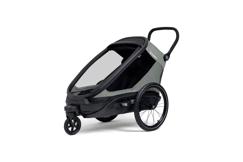 Hamax Outback Next Single Cykelvagn - Dusty Green