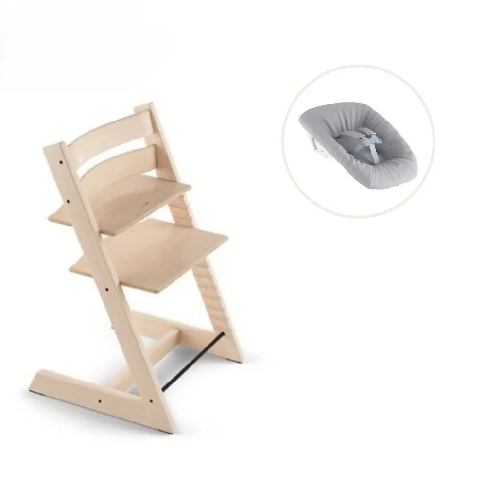 Stokke&reg; Tripp Trapp Stol Bok Inkl. Newborn Set - Natural