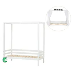 ECO Dream Himmesäng vit, med himmel | Barnrum | BabyMode