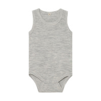 BeKids Ullbody Utan Ärmar - Alloy Melange