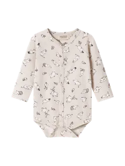 Bruno Långärmad bodysuit - Moomin | Kläder - Bodys & overaller - Långärmad body | BabyMode