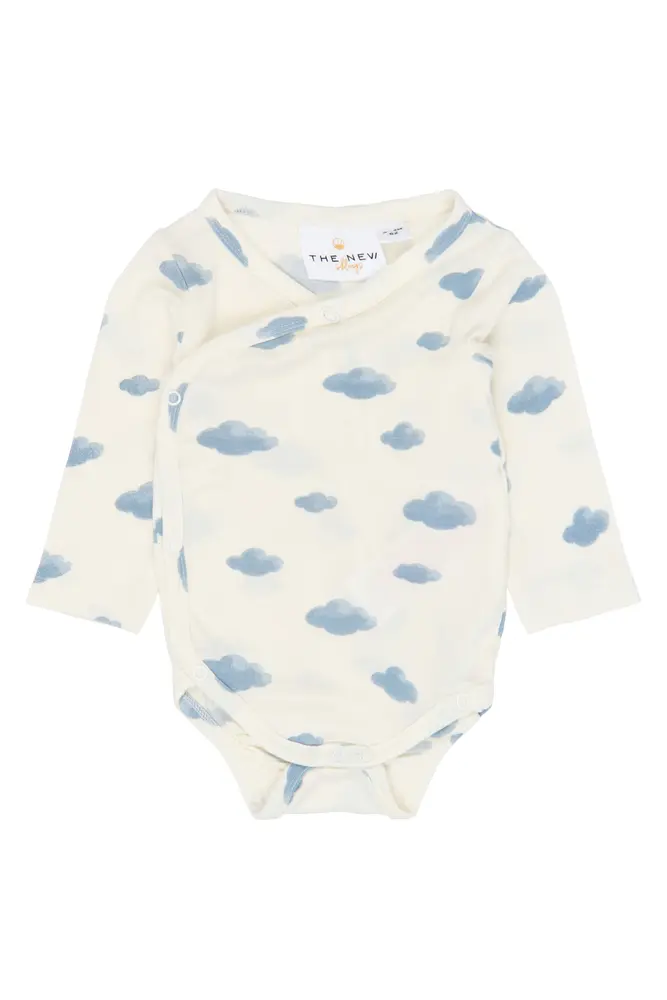 The New Siblings Vireo Långärmad Modal Wrap Body - Gardenia  - 50