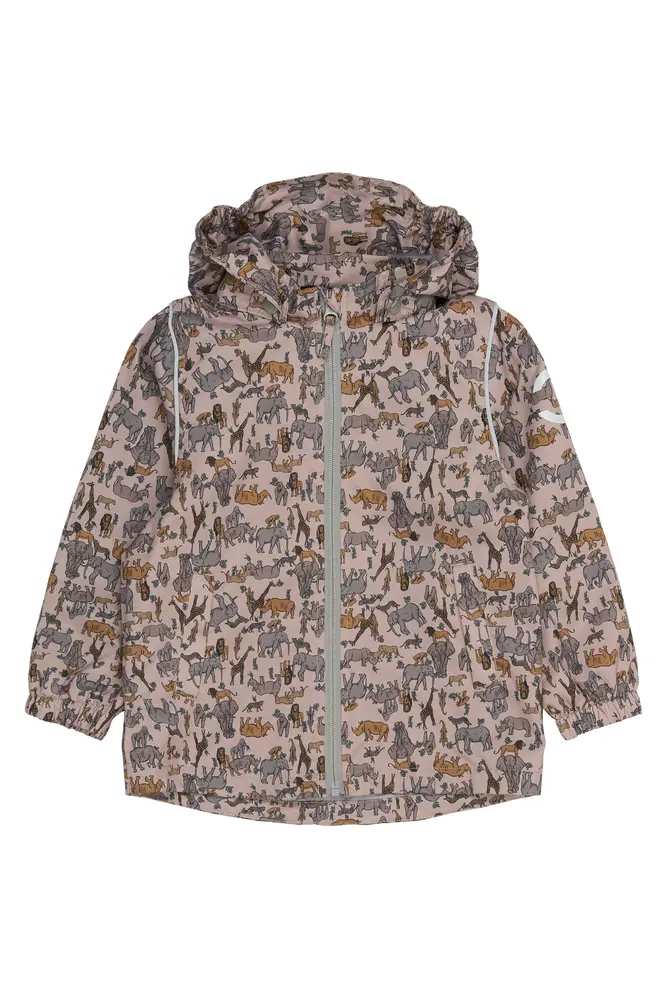 Sommar Jacka m. Tryck - Zoo AOP - 92 | Barnkläder - Ytterplagg - Vår/Höstjackor | BabyMode