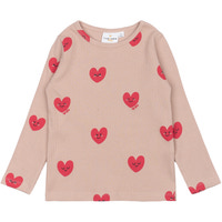 Nynne LS Rib T-shirt - ADOBE ROSE