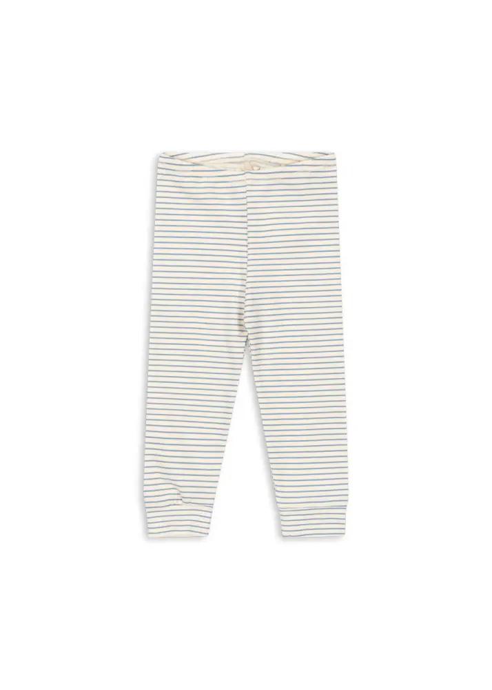 Basic Leggings - Stripe Bluie - 9 MDR. | Barnkläder - Underdelar - Leggings | BabyMode