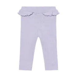 Leggings Pointelle - Purple Heather | Kläder - Underdelar - Leggings | BabyMode