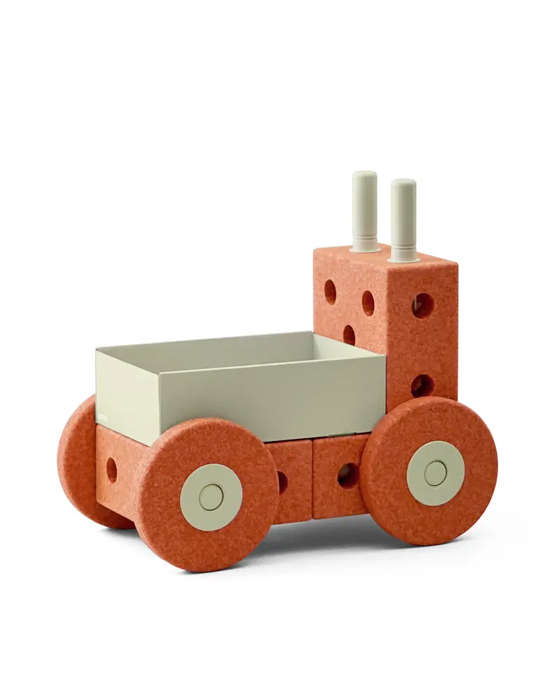 Gå-vagn 3-in-1 - Burnt Orange/Dusty Green | Leksaker - Aktivitetsleksaker - Motorikleksaker | BabyMode