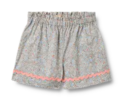 Silja Lace Shorts - Air Blue Flowers | Kläder - Underdelar - Shorts | BabyMode