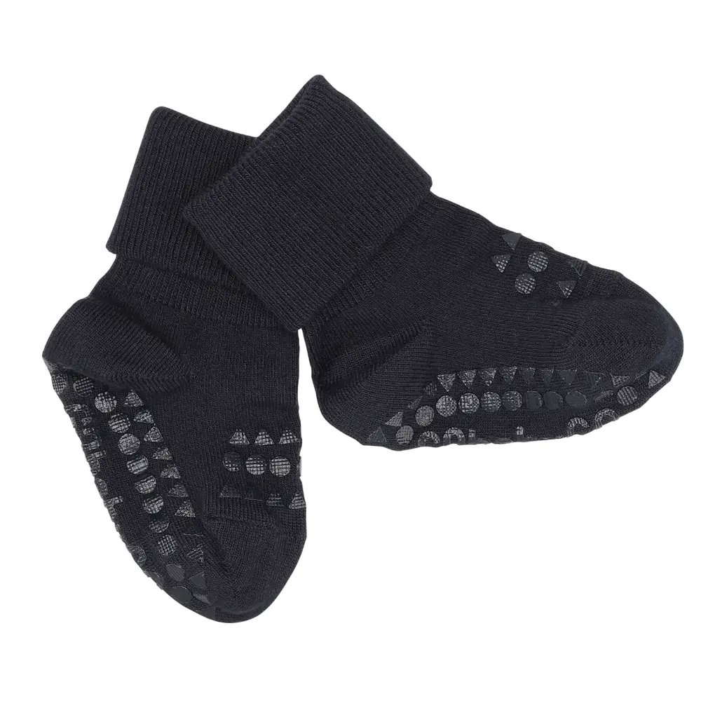 Halkstrumpor Bambu - Dark Blue - 27/30 | Barnkläder - Strumpor & strumpbyxor - Halkfria strumpor | BabyMode