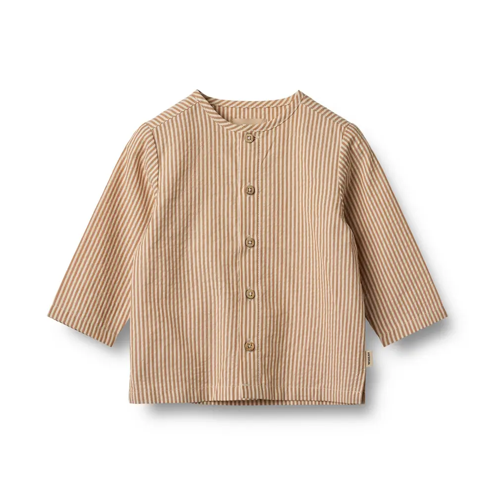 Skjorta Shelby - Caramel Stripe - 80