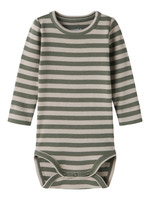 Name It Banio Långärmad Body - Dusty Olive