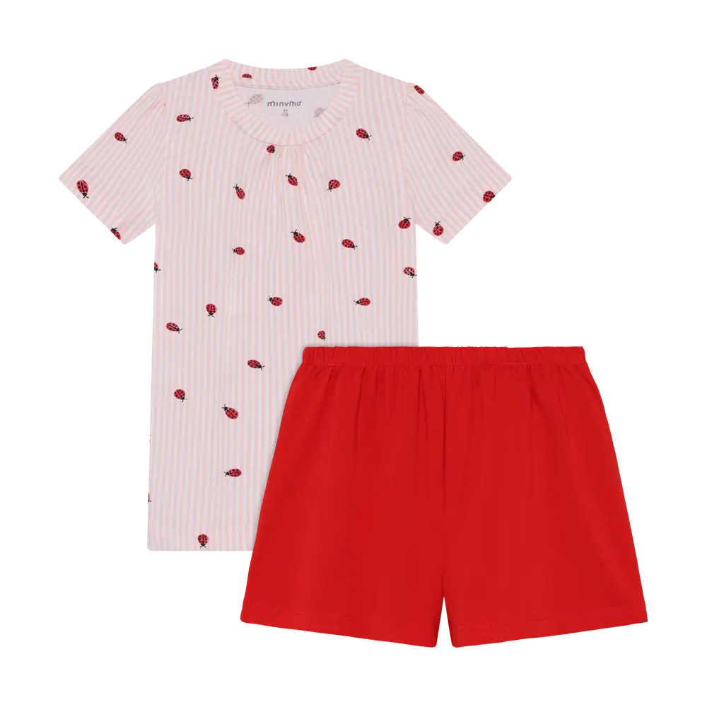 T-shirt och Shorts Set - Peach Blush - 104 | Barnkläder - Set & Multipack - Shorts | BabyMode