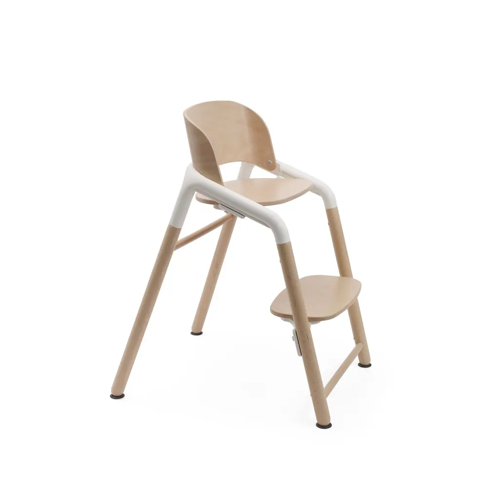 Bugaboo Giraffe Barnstol - Neutral Wood/White | Baby & Barn - Äta - Barnstolar & tillbehör - Barnstolar utan tillbehör | BabyMode
