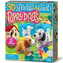 Form & Målning 3D Hundvalpar | Leksaker - Kreativ lek - Kreativa set | BabyMode