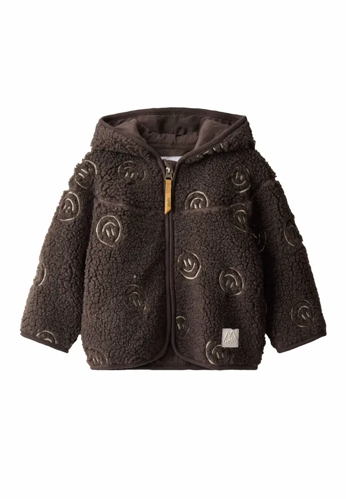 Molo Ummi Fleece Jacka - Bark Smile - 80